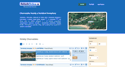 Desktop Screenshot of chorvatsko-hotely.adriaticonline.cz
